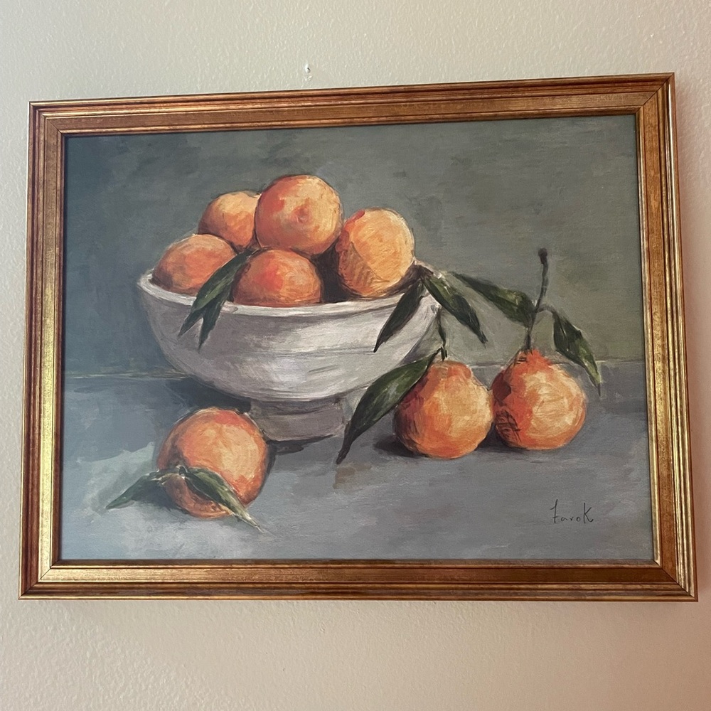 Studio McGee orange painting